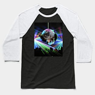 Panda Disco Ball Baseball T-Shirt